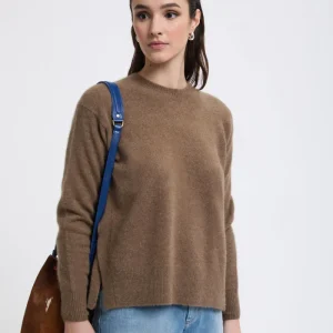 Maglione a Maniche Lunghe con Scollo Tondo