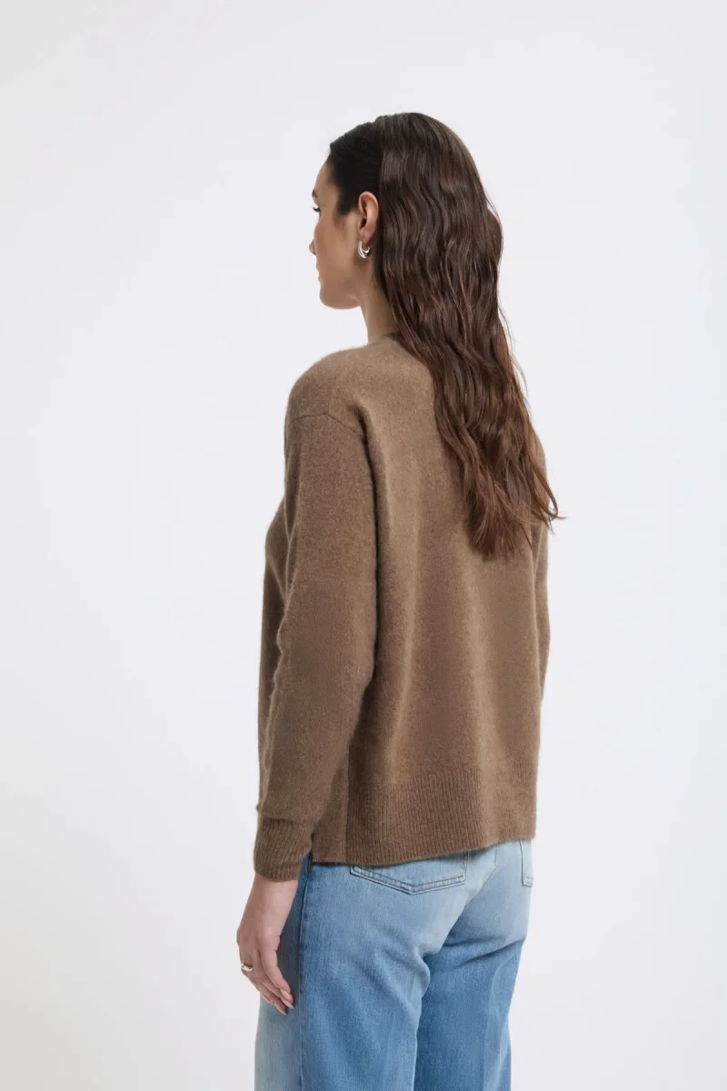 Maglione a Maniche Lunghe con Scollo Tondo - immagine 4