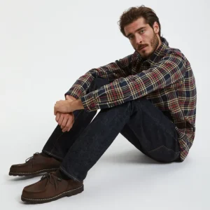 VINTAGE FLANNEL WORK SHIRT