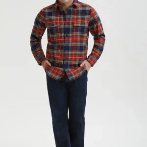 VINTAGE FLANNEL WORK SHIRT