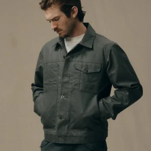 TIN CLOTH SHORT LINED CRUISER JACKET