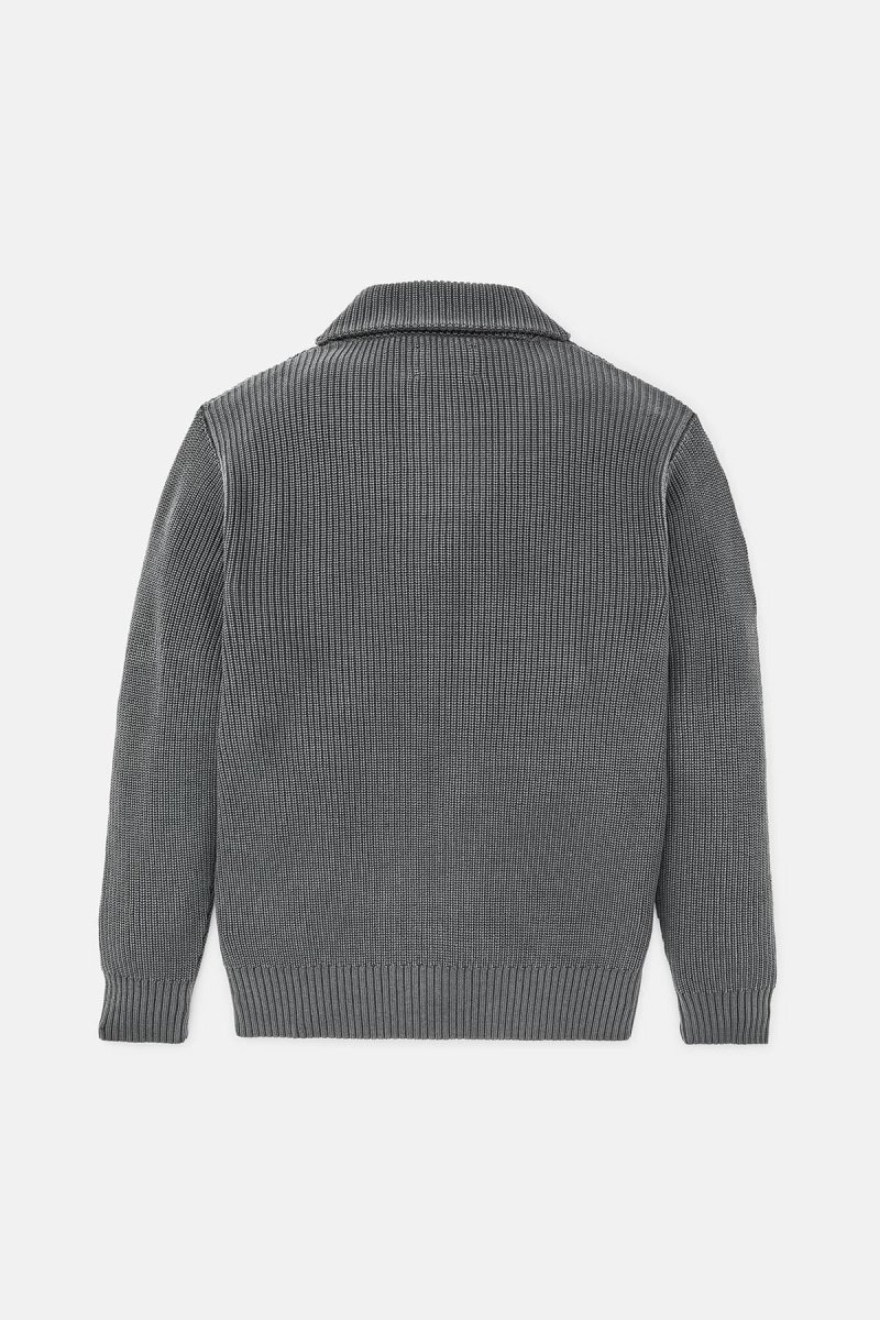VINTAGE COTTON SHAWL NECK SWEATER - immagine 7