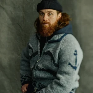 HANDMADE FULL-ZIP SWEATER