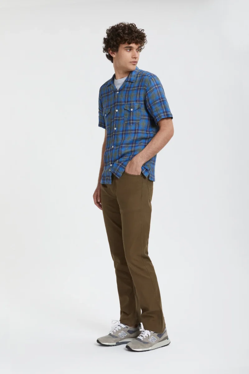 DRY TIN CLOTH 5-POCKET PANTS - immagine 3