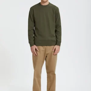 WAFFLE KNIT THERMAL CREW