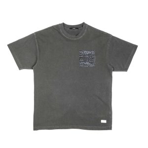 Stampd T-Shirt Tumbled Shadow Leopard Grigio Uomo