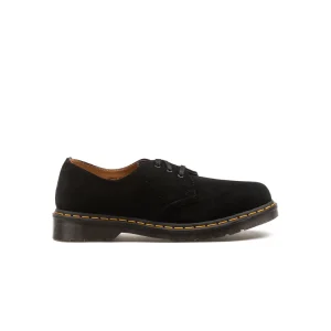 Dr. Martens 1461 Eh Suede Bassa 3 Fori Nero Uomo