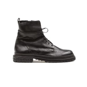 Ernesto Dolani Roccia Zip Pelle Nero Uomo