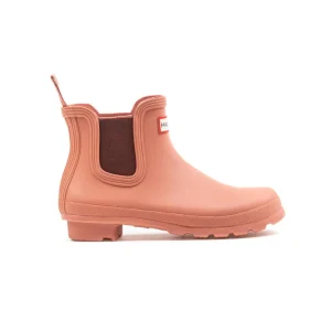 Hunter Original Chelsea Boot Rough Rosa Donna