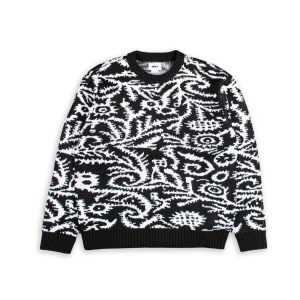 Maglia Obey Magnolia Sweater Nero Uomo