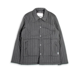 Rains Liner Shirt Jacket Nero Unisex