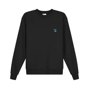 Felpa Girocollo Arte Antwerp Cohen Pixel Heart Nero