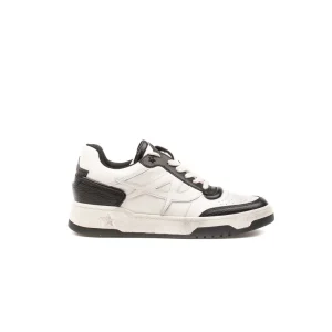 Ash Blake Tumb Leather Gardenia Bianco Nero Donna