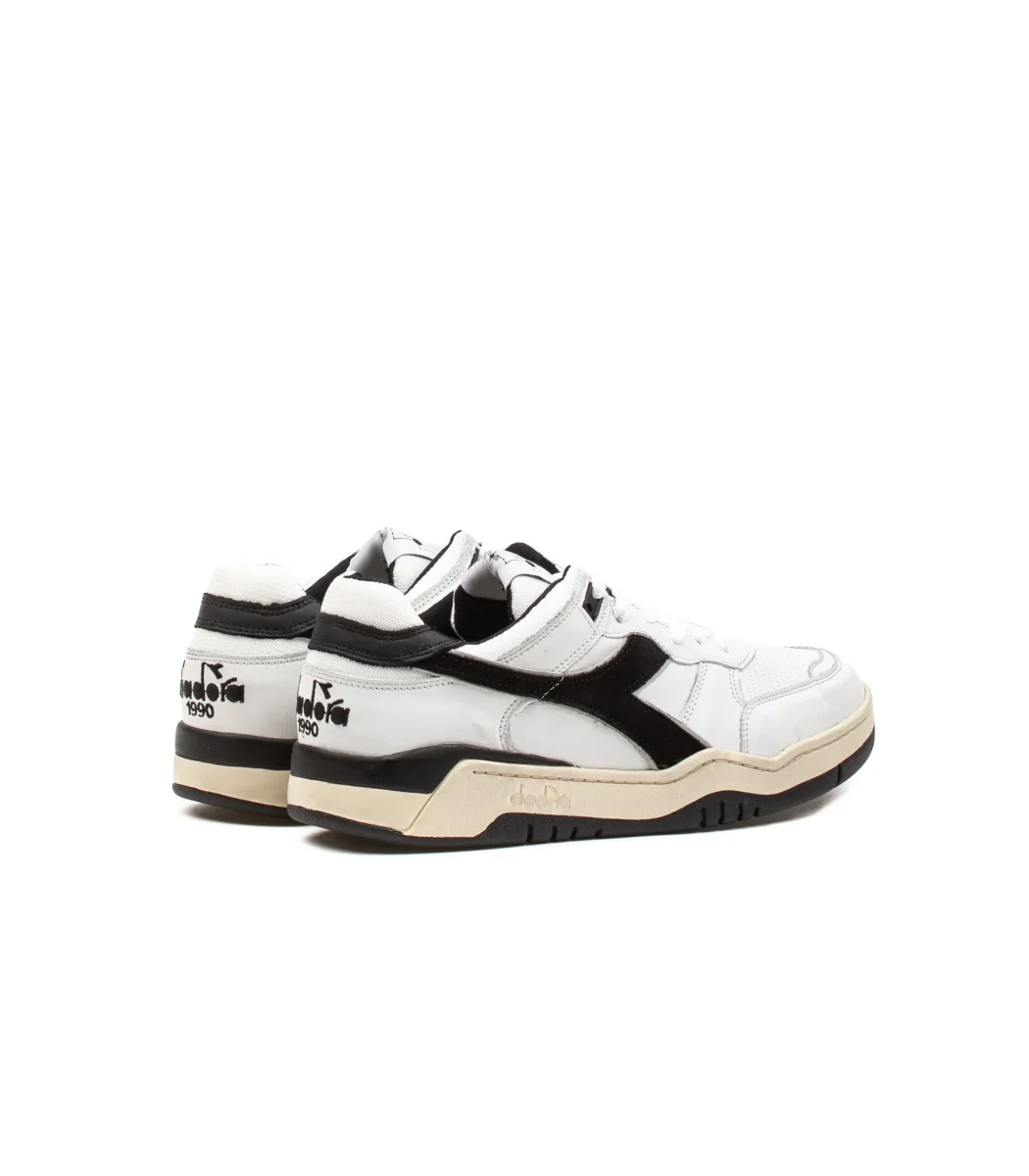 Diadora Basket 560 Used White Black - immagine 4