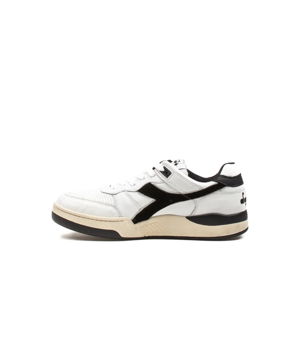 Diadora Basket 560 Used White Black - immagine 6