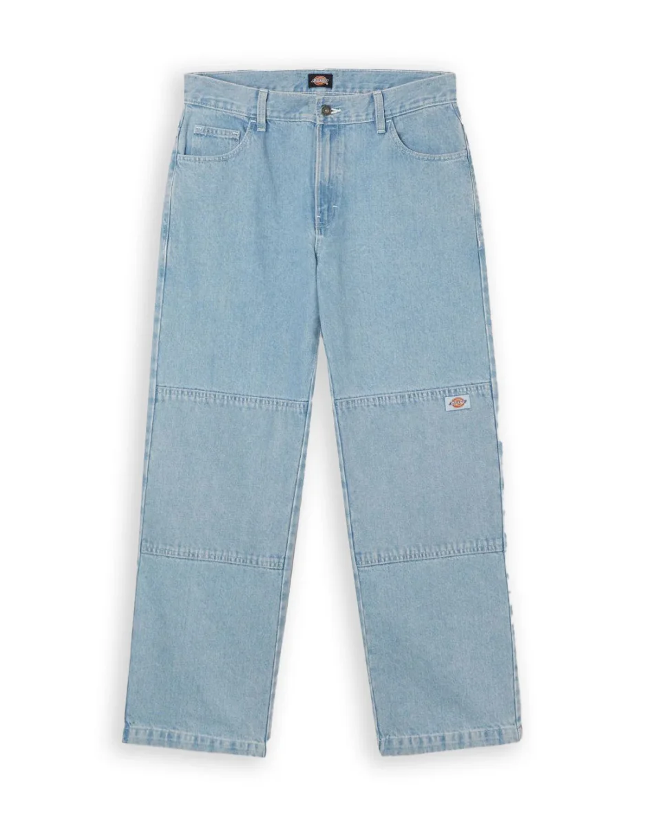 Pantalone Dickies Double Knee Denim Jeans Light Wash Unisex