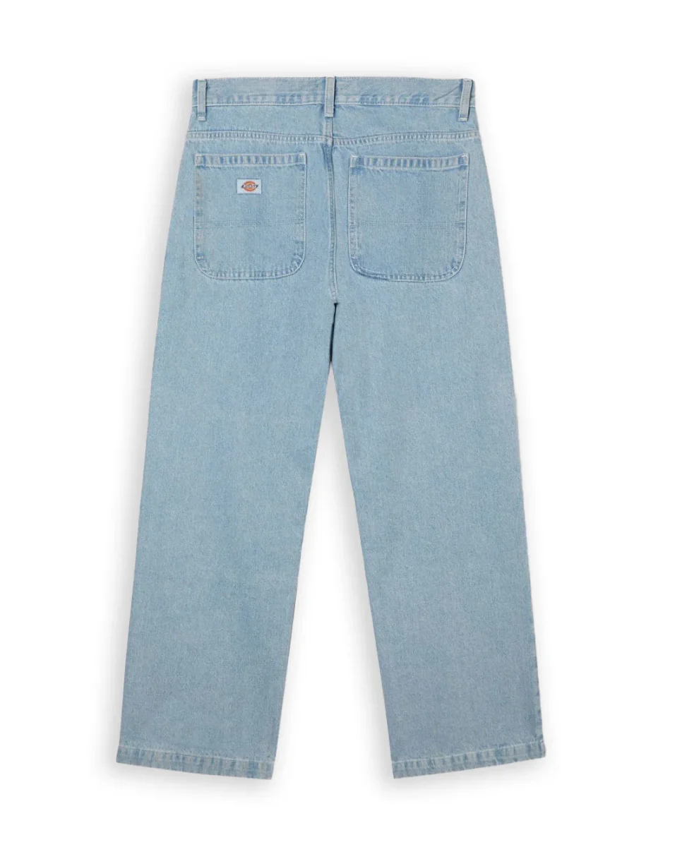 Pantalone Dickies Double Knee Denim Jeans Light Wash Unisex - immagine 3