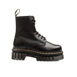 Dr Martens Audrick 8-Eye Nappa Lux 8 Fori Nero Donna