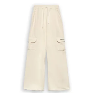 Pantalone Tuta Cargo Hinnominate Palazzo Latte Donna