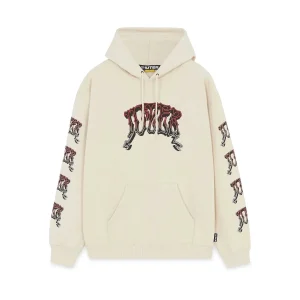 Felpa Cappuccio Iuter Stoner Hoodie Crema Uomo