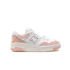 New Balance 550 Bianco Rosa Ragazza