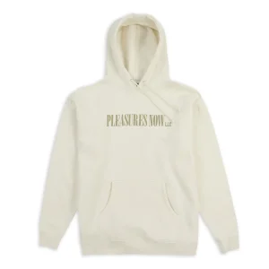 Pleasures Black Llc Hoodie Bone