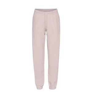 Pantalone Felpa Con Elastico Rosa