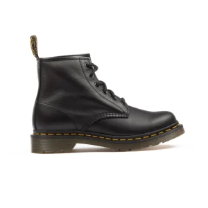 Dr. Martens 101 6 Fori Virginia Pelle Morbida Nero Donna