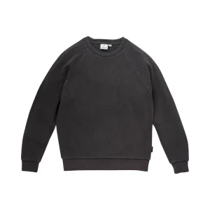 Felpa Girocollo Gramicci Waffle Crew Nero