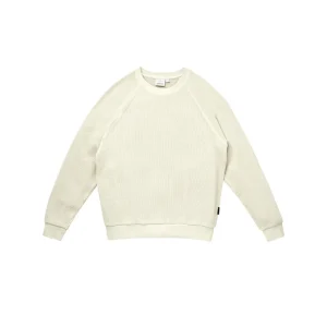 Felpa Girocollo Gramicci Waffle Crew Latte