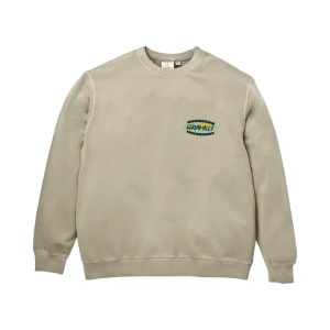 Felpa Girocollo Gramicci Prepare Yourself Beige