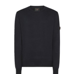 Maglione Uomo Peuterey Misto Lana Blu