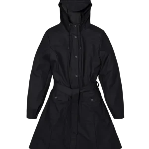 Impermeabile Rains Curve Jacket Nero