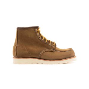 Red Wing Classic Moc 6 Inch Toe Olive Mohave Suede