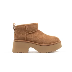 Ugg W Classic Ultra Mini New Heights Nocciola Donna