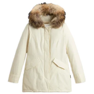 Woolrich Arctic Parka In Ramar Cloth Latte