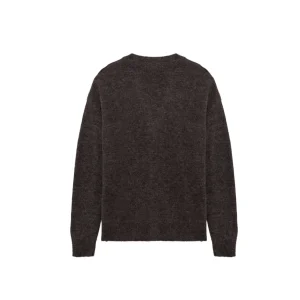 Cardigan Oversize Alpaca Marrone