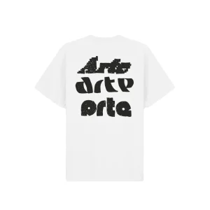 T-Shirt Arte Multi Arte Print Bianco