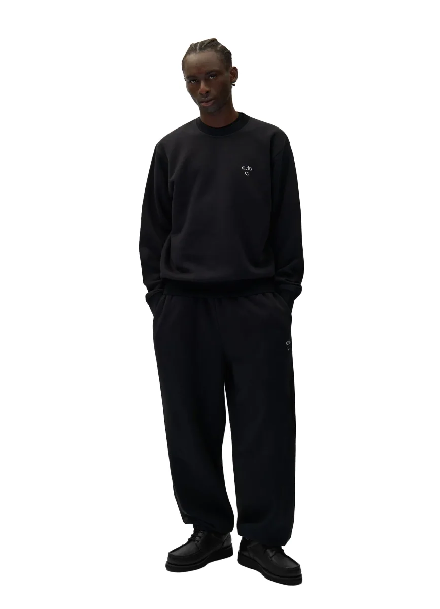 Arte Arte Heart Crewneck Nero - immagine 6