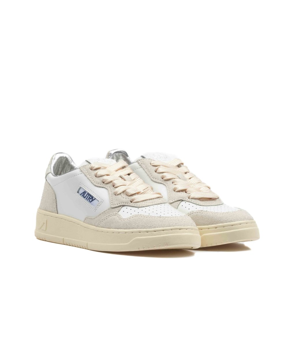 Autry Medalist Low Stars Glitter Bianco Donna - immagine 3