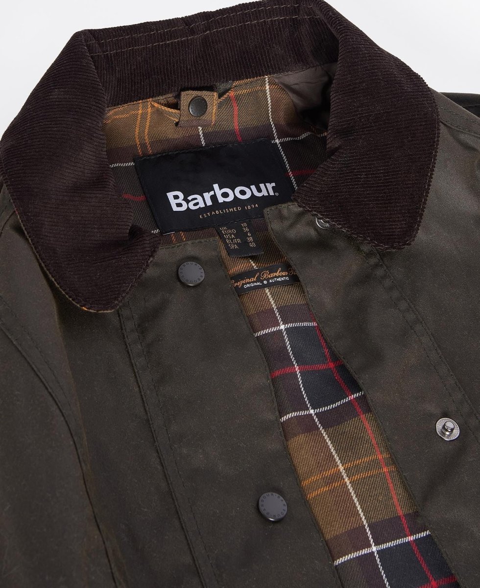 Giacca Barbour Classic Beadnell Olive Donna - immagine 4