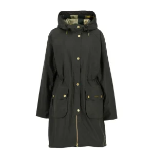 Barbour Marcy Wax Parka Cot Outw Fern Donna