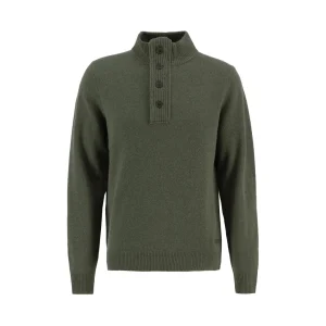 Barbour Maglia Essential Patch Half Zip Uomo
