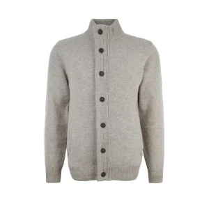 Barbour Essential Patch Zip Lunga Maglia Bottoni Uomo