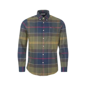 Barbour Camicia Check Flanella Eddertone Tailored Classic Tartan