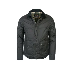 Barbour  Reelin Wax Jacket Verde Sage Uomo