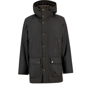 Barbour Bedale Wax Parka Verde Oliva Uomo