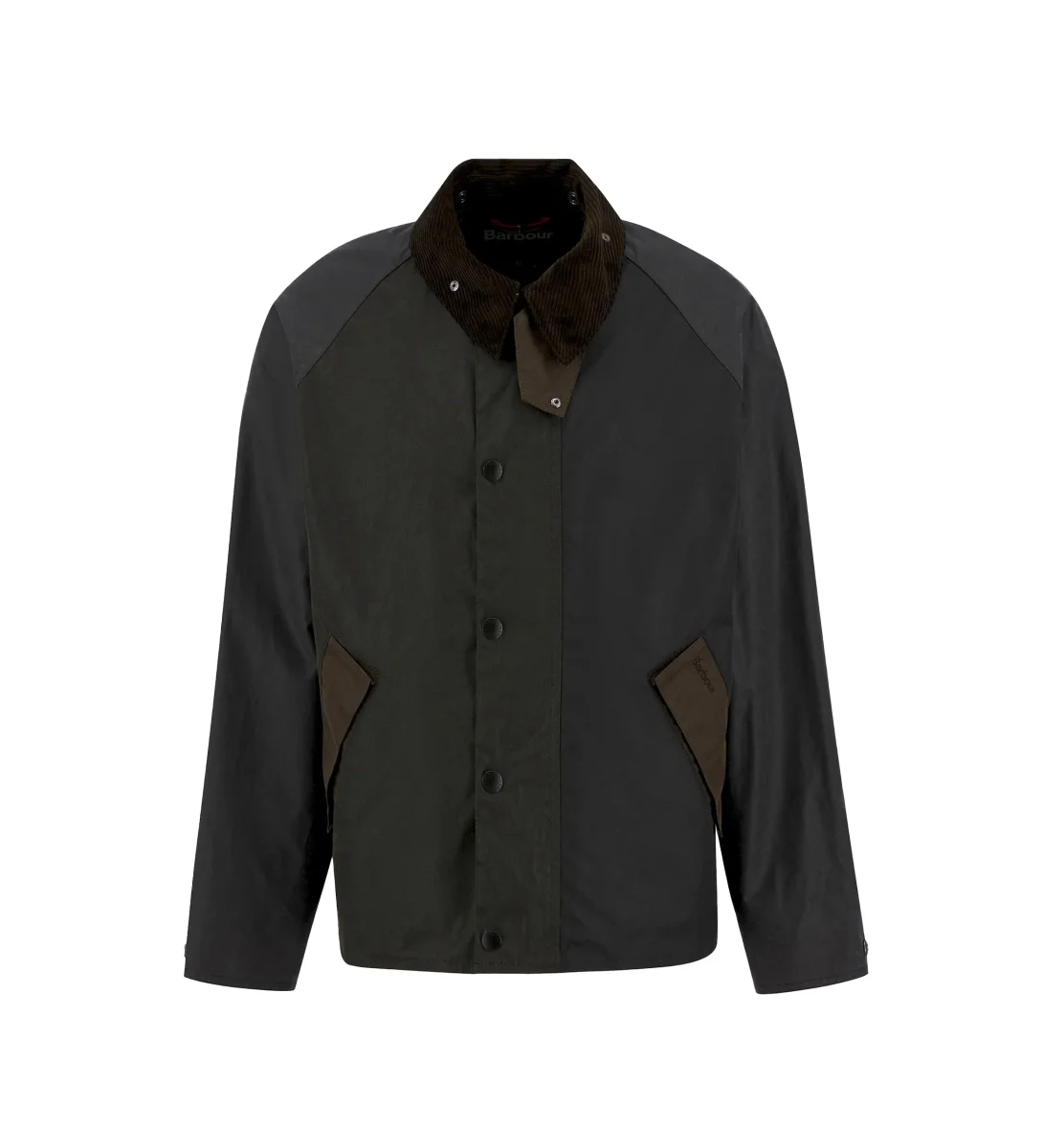 Barbour Patchwork Transport Wax Cot.Outw Sage Multi Uomo