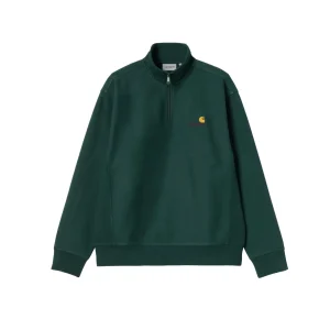 Carhartt Wip Half Zip American Script Sweatshirt