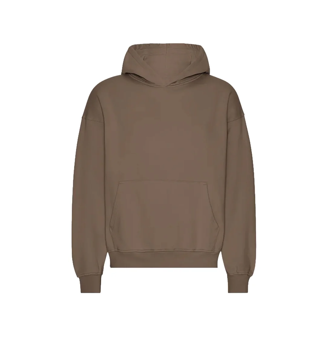 Colorful Standard Felpa Cappuccio Oversized Marrone - immagine 2